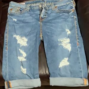 True Religion jean shorts size 32